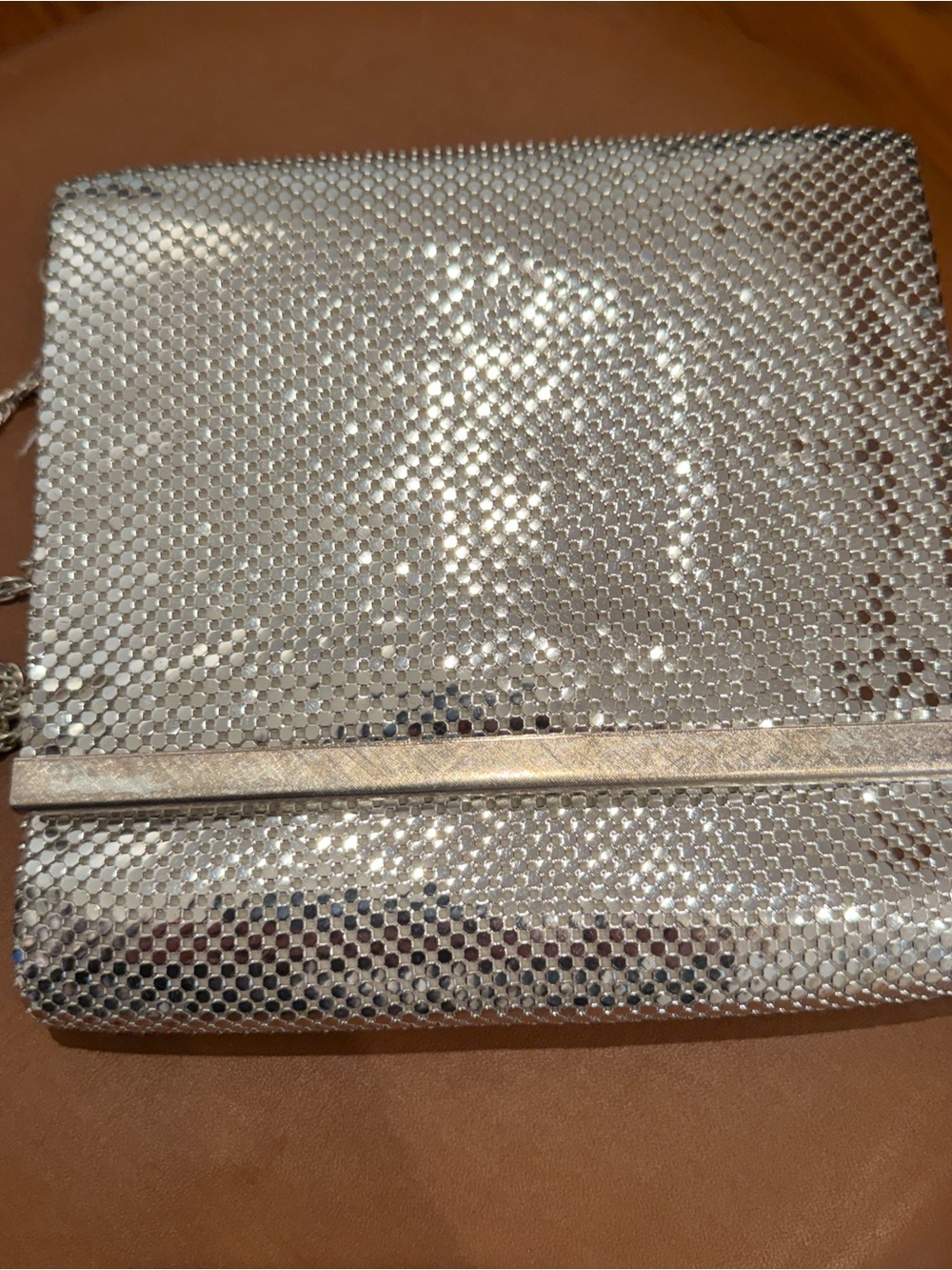 Oroton vintage chain mesh purse